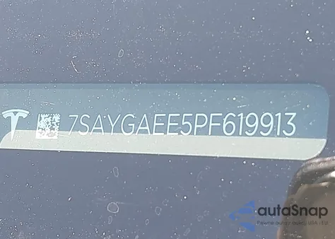 2023 Tesla Model Y Awd/Long Range Dual Motor All-Wheel Drive from USA, damaged, VIN 7SAYGAEE5PF619913